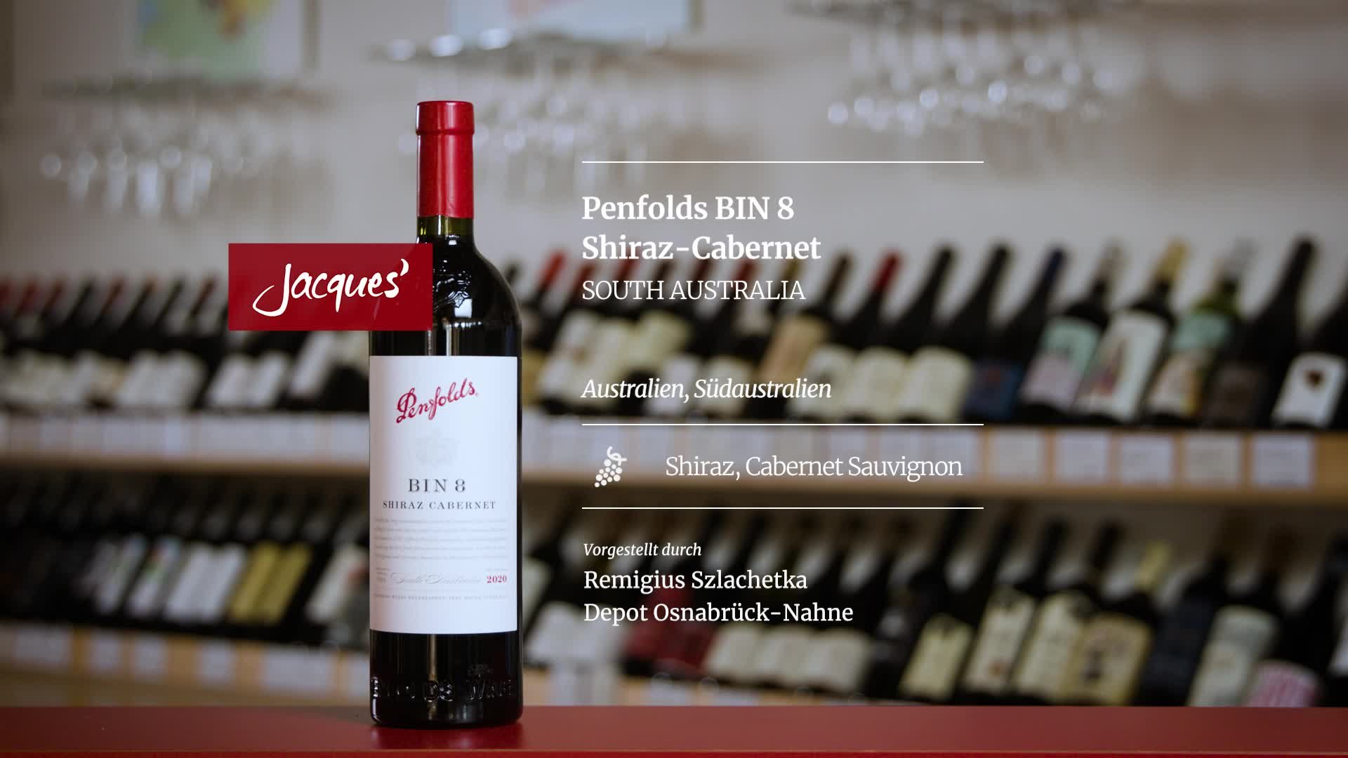 Bin | Jacques\' online Penfolds Wein-Depot Shiraz-Cabernet 8 kaufen